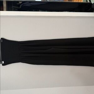 Elegant Black Strapless jumpsuit